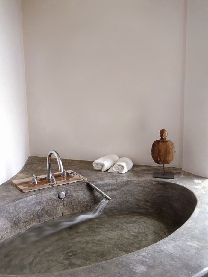 Vasca da bagno in pietra naturale