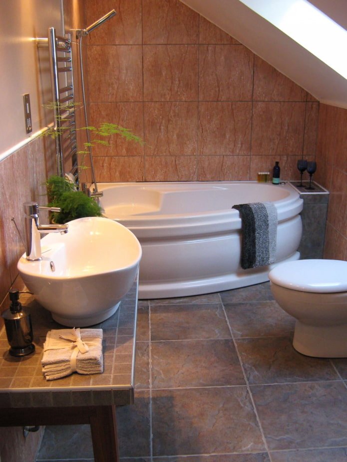 Vasca da bagno angolare
