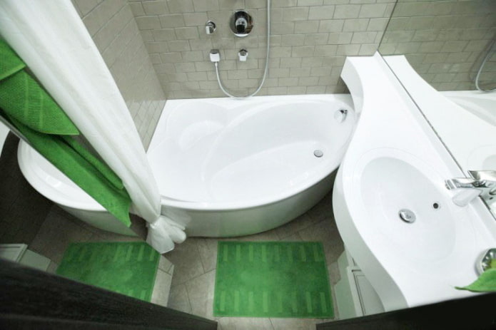 Piccola vasca da bagno