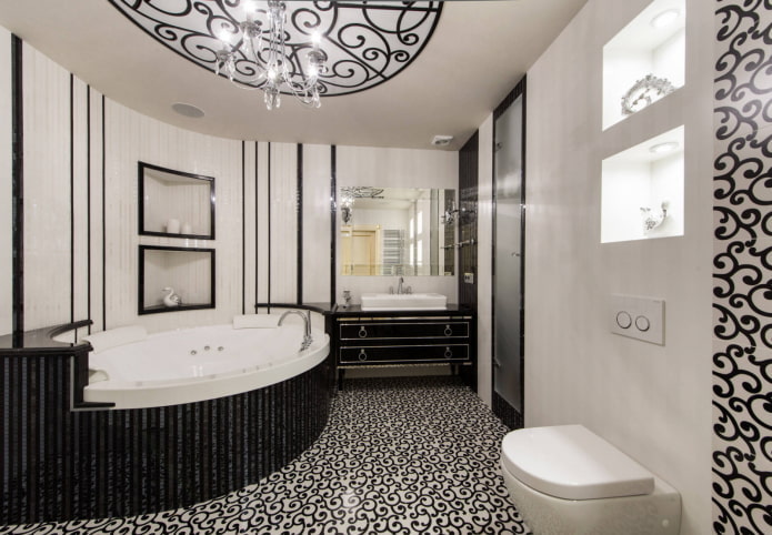 Vasca da bagno ovale angolare