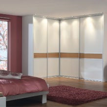 Armadio angolare in camera da letto: tipologie, contenuto, dimensioni, design-6