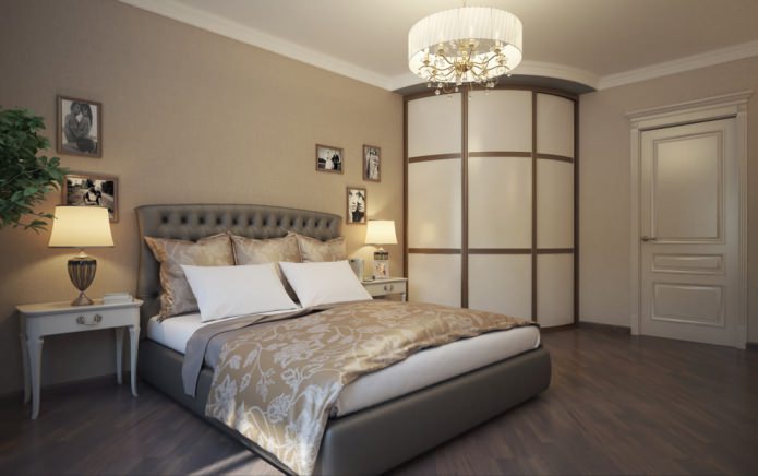 armadio ad angolo Radius in camera da letto