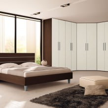 Armadio angolare in camera da letto: tipologie, contenuto, dimensioni, design-7