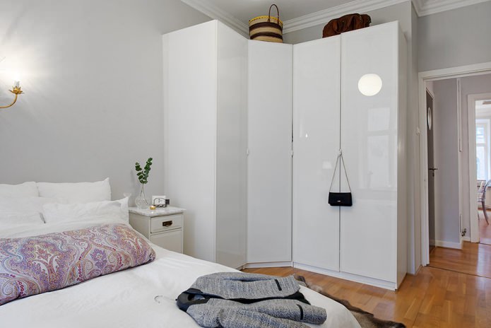 armadio ad angolo armadio nella camera da letto