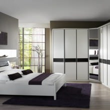Armadio angolare in camera da letto: tipologie, contenuto, dimensioni, design-10