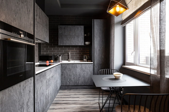 interno della cucina a L