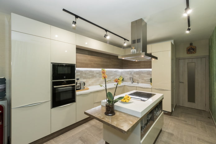 interno della cucina a L