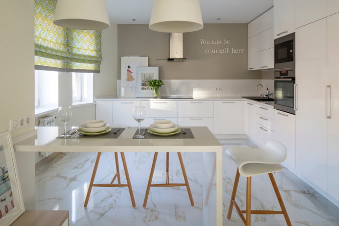 progettazione cucina ad angolo
