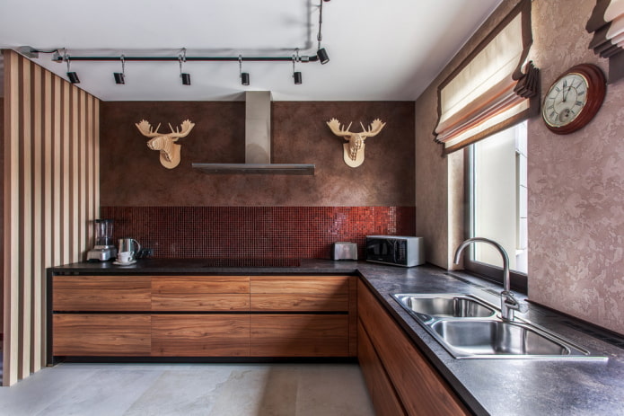 design della cucina ad angolo