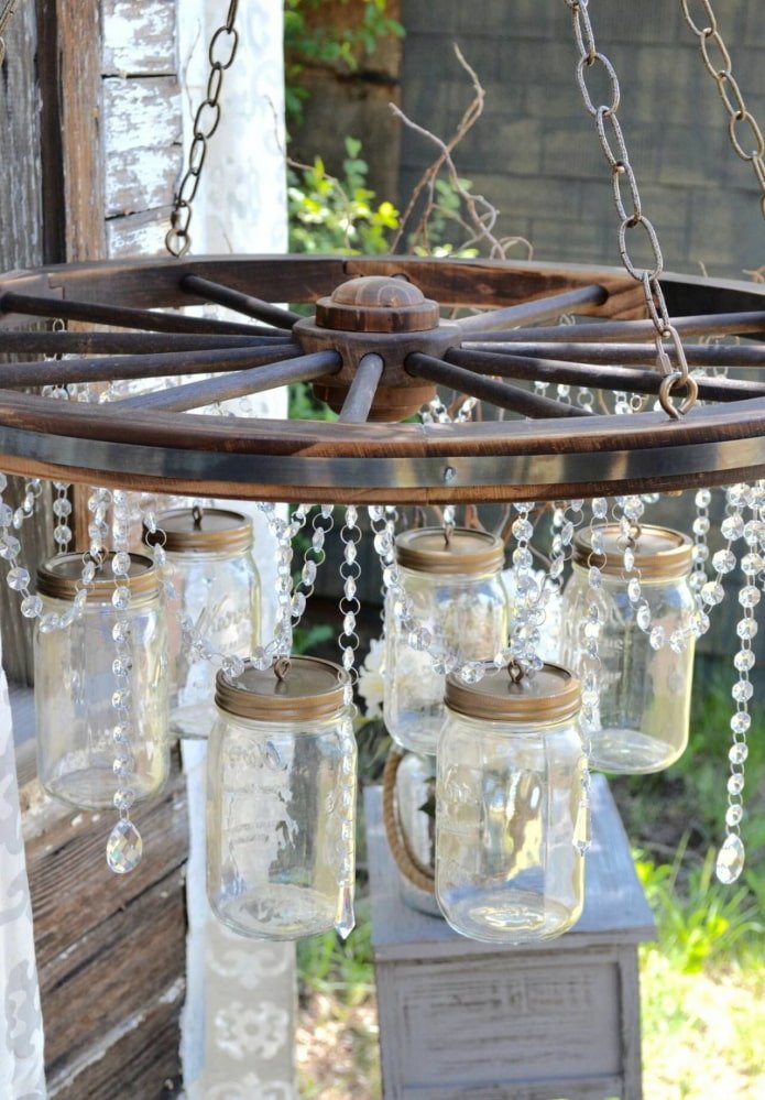Lampadario a ruota