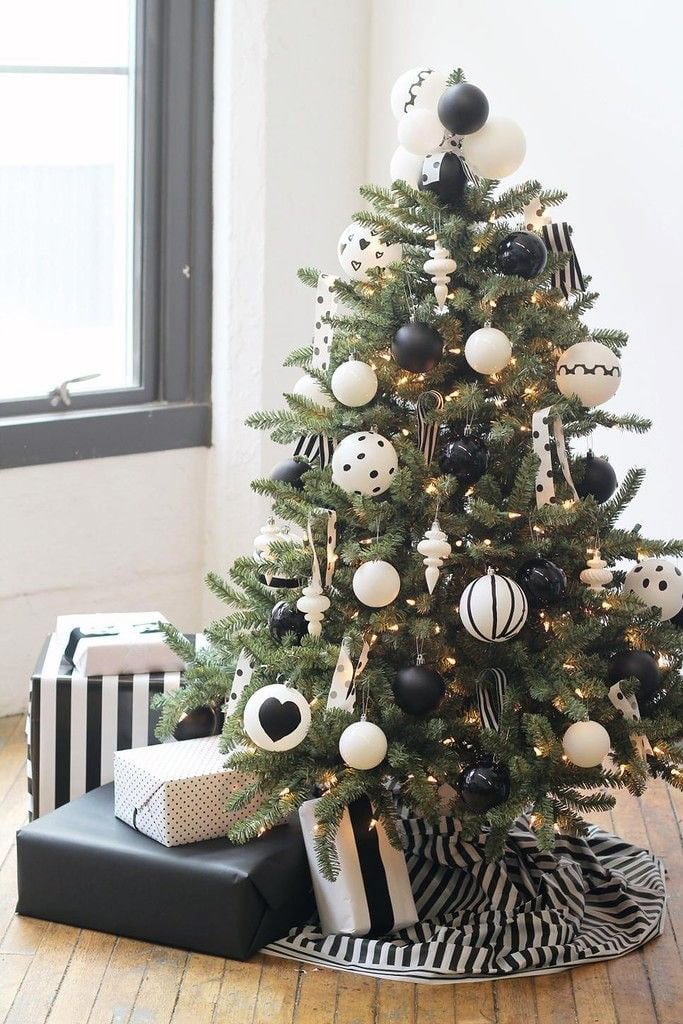 Abete nero, bianco e oro