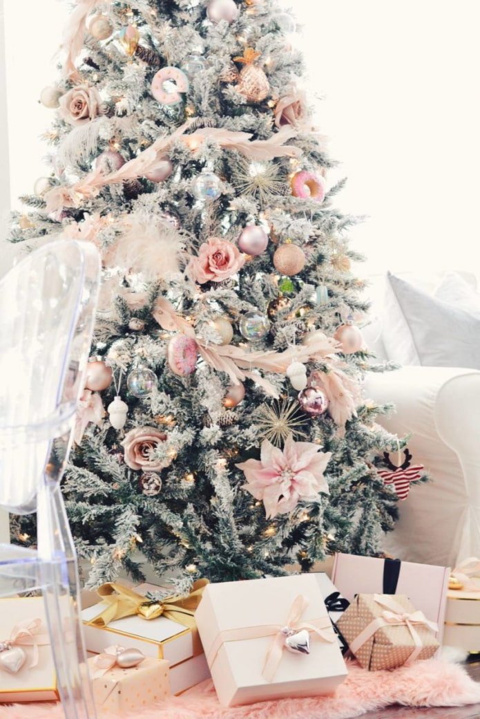 Albero di Natale pastello