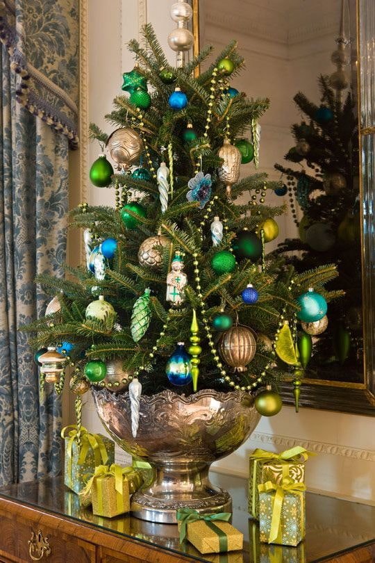 Decorazione con palline verdi