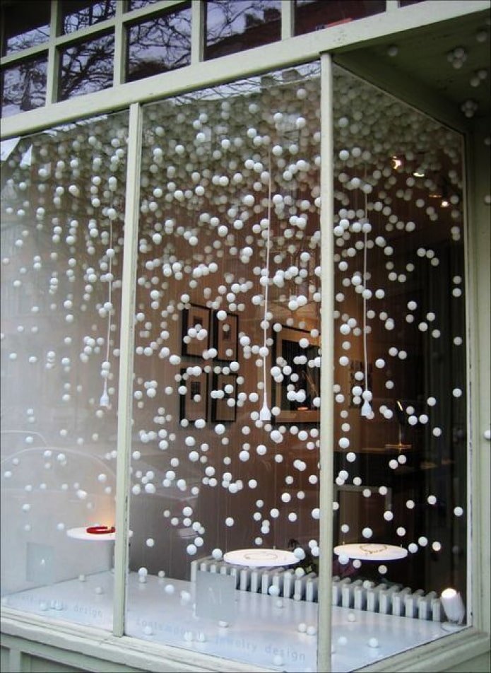 Ghirlanda a forma di bufera di neve
