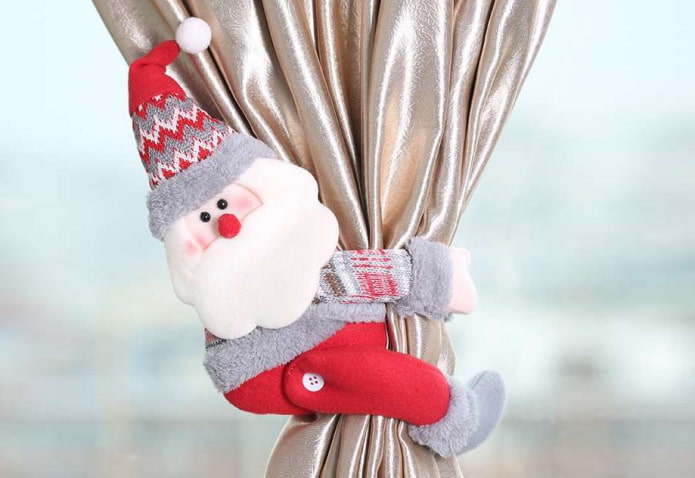 Babbo Natale sulla tenda