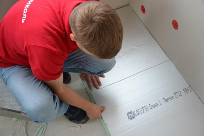 installazione dell'isolamento