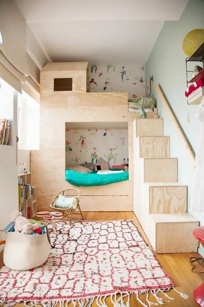 letto a castello in compensato