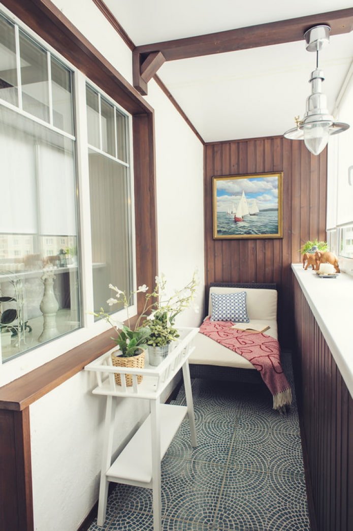 Balcone in stile marinaro