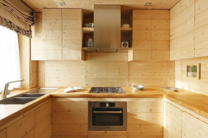 Set da cucina in assicelle