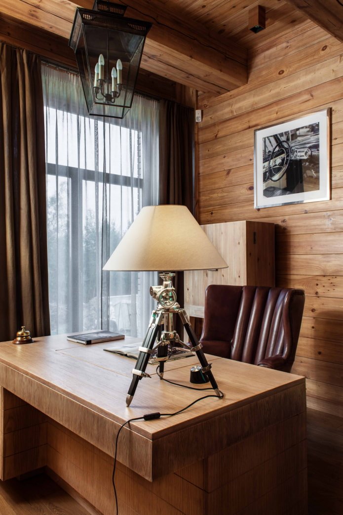ufficio in stile chalet