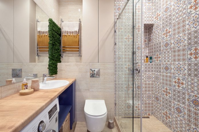 doccia in bagno