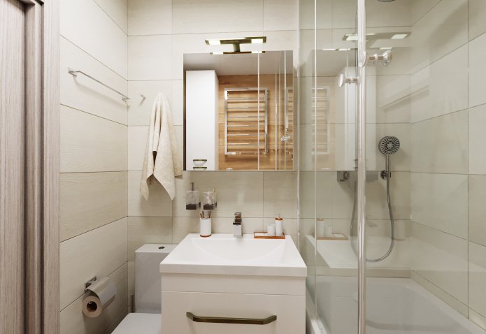 bagno piccolo e luminoso