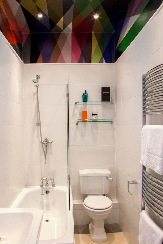 soffitto luminoso in bagno