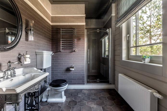 bagno con finestra