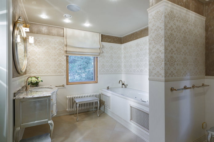 Bagno di lusso con vasca idromassaggio
