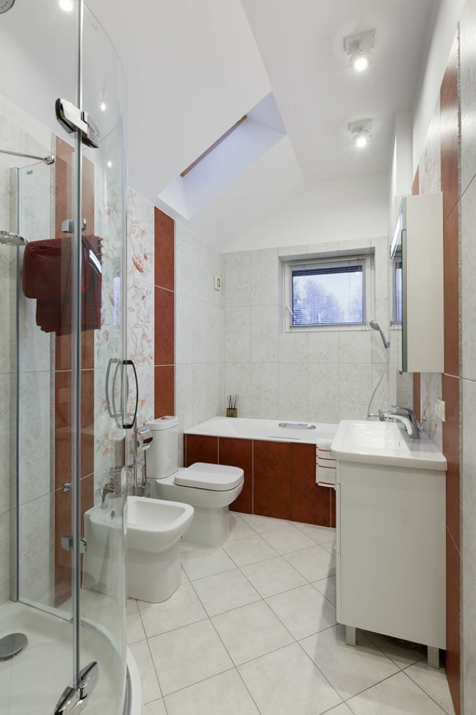 bagno in mansarda