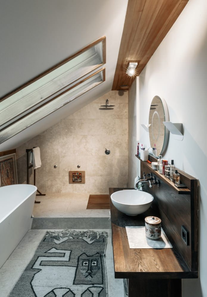 bagno mansardato