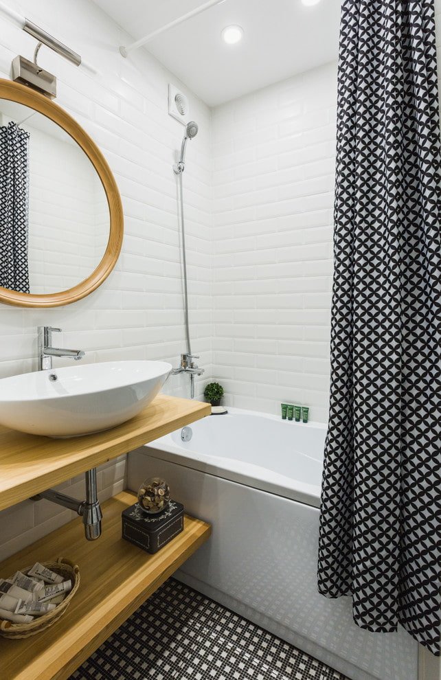 bagno in stile scandinavo