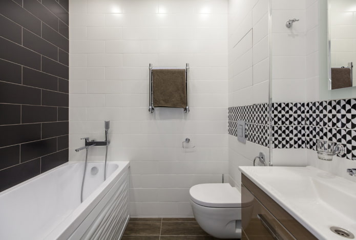 Interno monocromatico con dettagli marroni