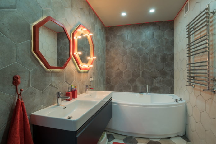 mobili da bagno in stile loft