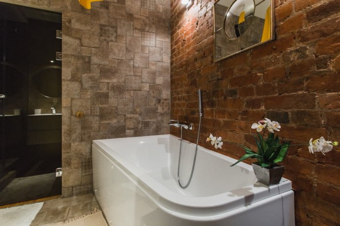 bagno in stile loft
