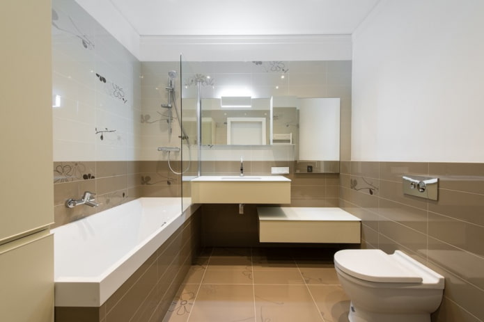 decorazione del bagno in stile minimalismo