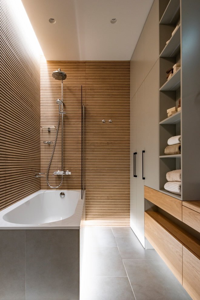decorazione del bagno in stile minimalismo
