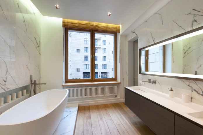 decorazione del bagno in stile minimalismo