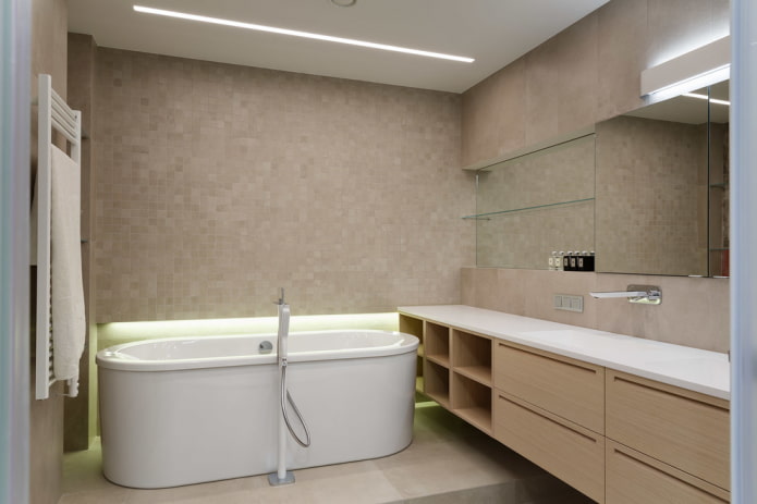 mobili da bagno minimalisti