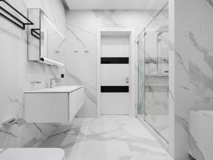 bagno in stile minimalismo