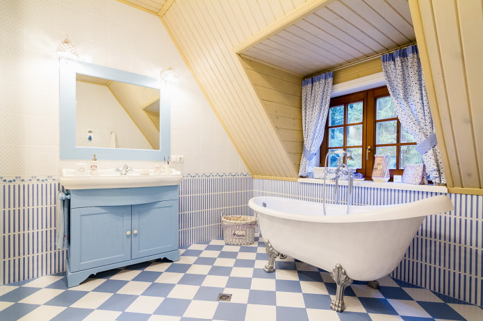 Bagno in una casa di campagna