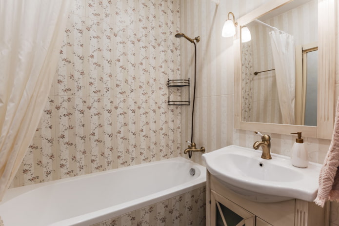 bagno in stile provenzale