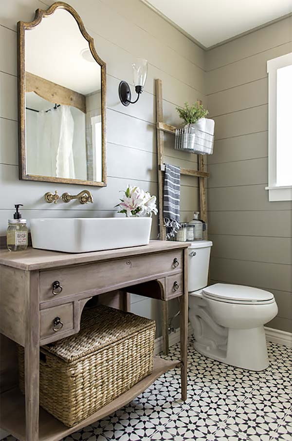 Bagno con un tocco provenzale