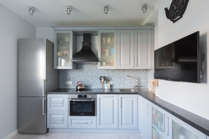 Posizionamento della TV all'interno della cucina