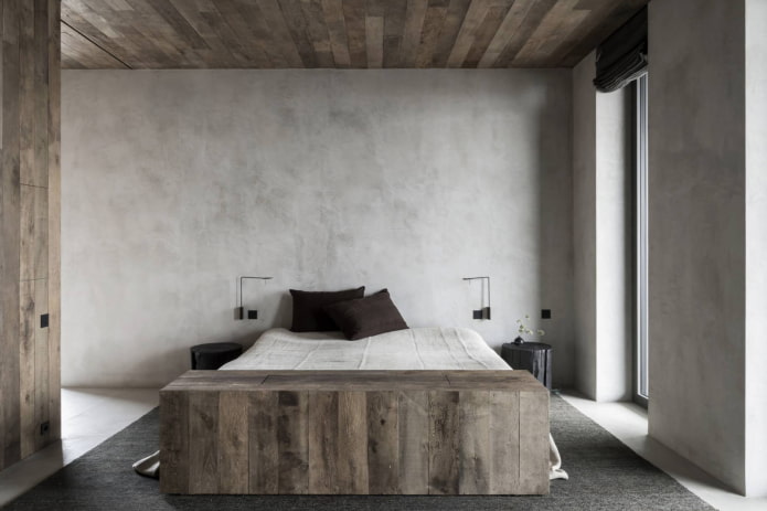 Intonaco decorativo veneziano sotto cemento in interni