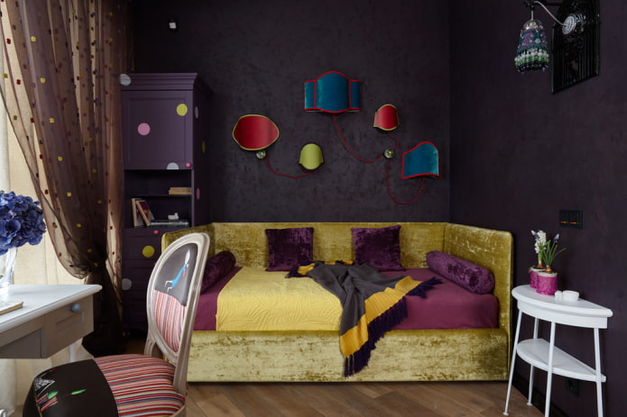 Stucco decorativo veneziano nella stanza dei bambini