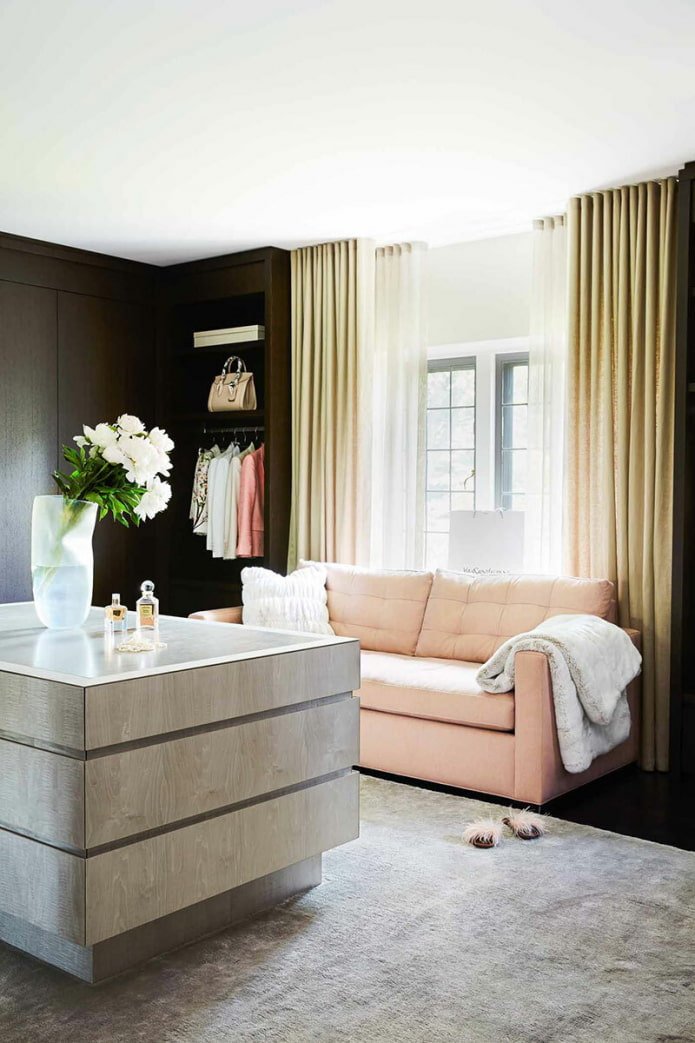 combinazione di wengé e beige