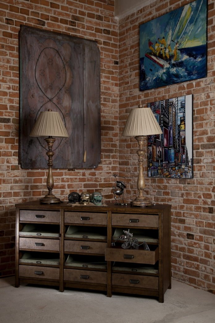 wenge in stile loft