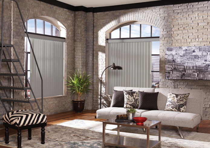stecche verticali in stile loft