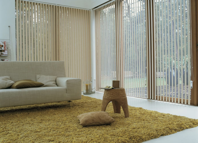 lamelle verticali in stile ecologico
